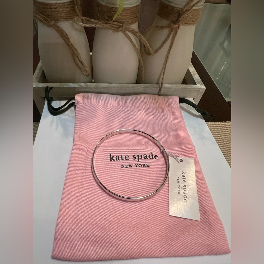 Kate Spade Silver Bangle Bracelet - Picture 4 of 12